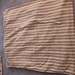 Striped duvet cover/bedding set